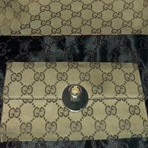 Gucci GG Monogram Eclipse Wallet Only